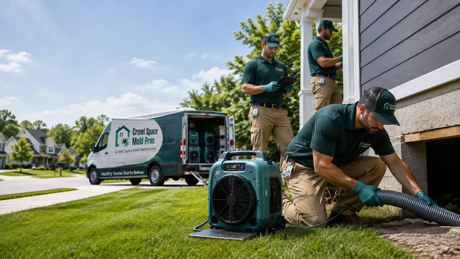 Crawl Space Mold Removal in Ashland, NH
